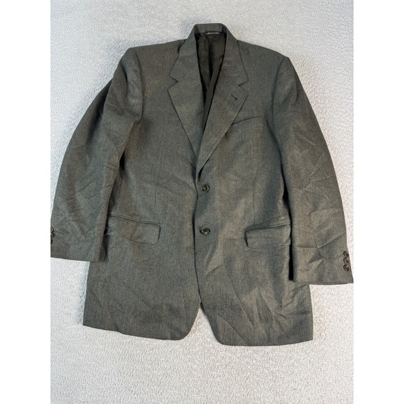 Canali Proposta Blazer Mens‎ 52R Gray Wool Silk Italy Sport Coat Jacket Classic